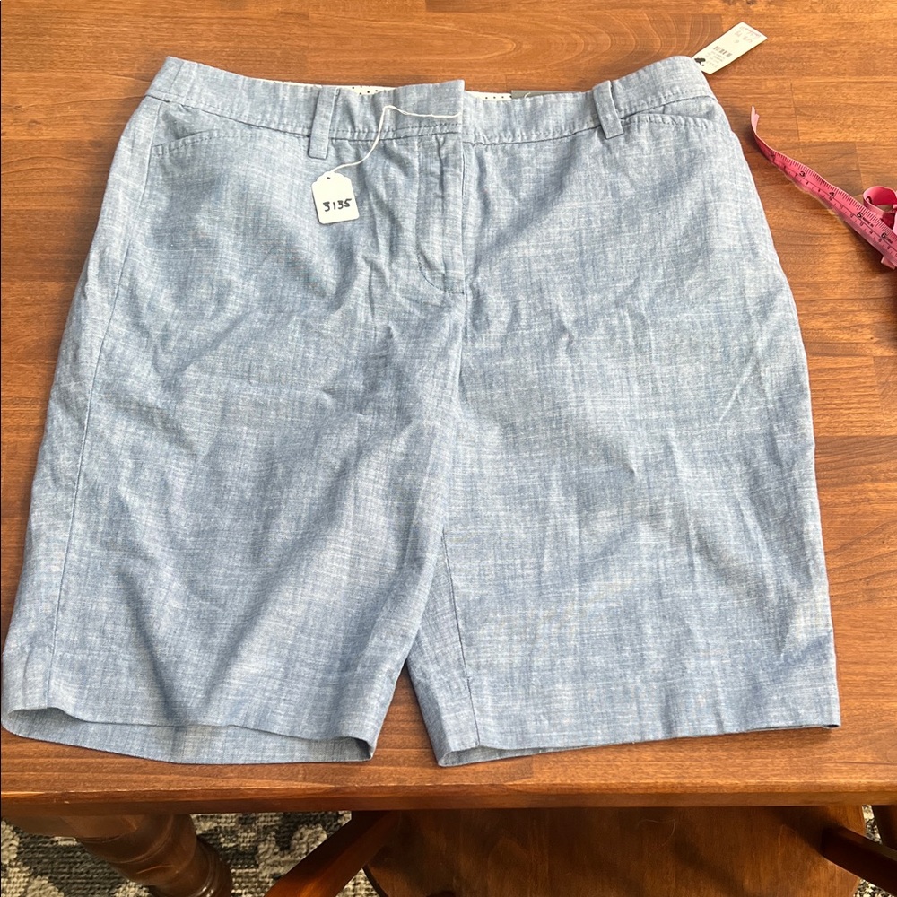 Talbots Light Blue Women's Flat Front Shorts